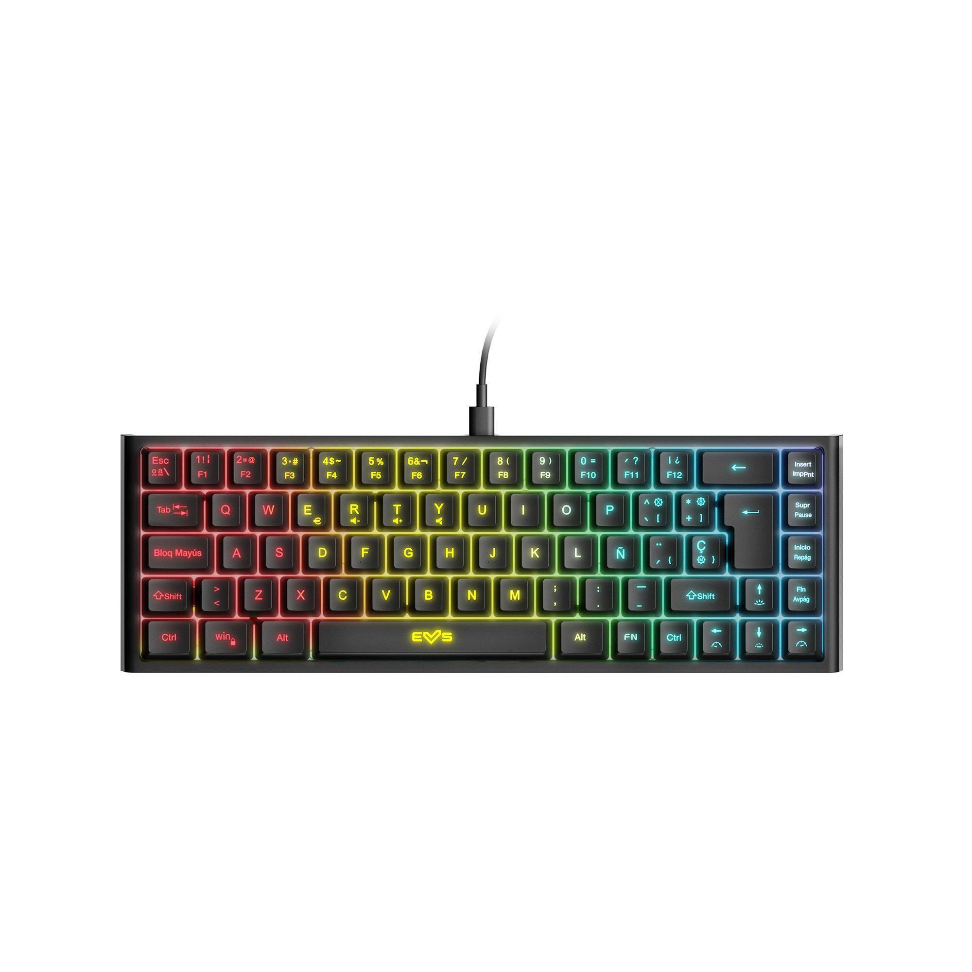 Clavier Gamer Avec Fil Energy Sistem Esg K4 Kompact Rgb 8432426455072 — Connecto au Maroc | Connecto.ma